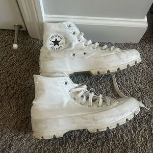 white boot converse, size 7 1/2